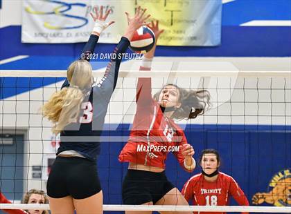 Thumbnail 1 in Trinity @ Vacaville Christian (CIF NorCal D5 Playoffs) photogallery.