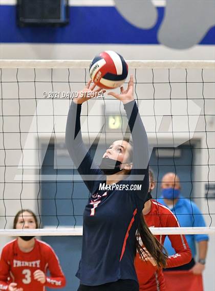 Thumbnail 1 in Trinity @ Vacaville Christian (CIF NorCal D5 Playoffs) photogallery.