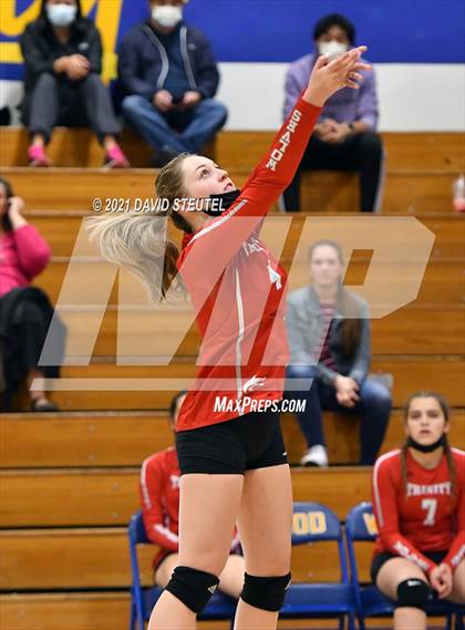 Thumbnail 2 in Trinity @ Vacaville Christian (CIF NorCal D5 Playoffs) photogallery.