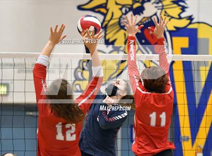 Thumbnail 1 in Trinity @ Vacaville Christian (CIF NorCal D5 Playoffs) photogallery.