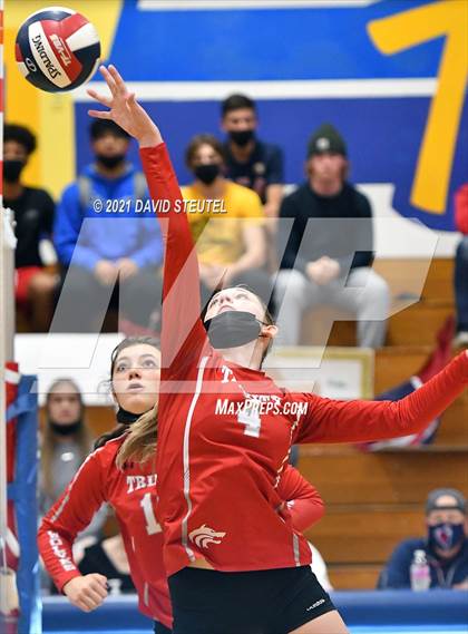 Thumbnail 2 in Trinity @ Vacaville Christian (CIF NorCal D5 Playoffs) photogallery.