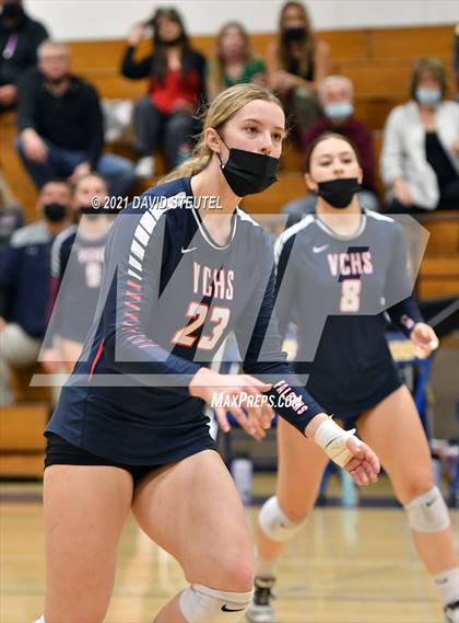 Thumbnail 3 in Trinity @ Vacaville Christian (CIF NorCal D5 Playoffs) photogallery.