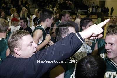 Thumbnail 3 in Ontario Christ. vs. Calvary Chapel Dwy. (Sec. Playoff) photogallery.