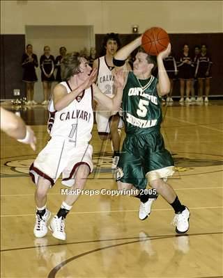 Thumbnail 3 in Ontario Christ. vs. Calvary Chapel Dwy. (Sec. Playoff) photogallery.