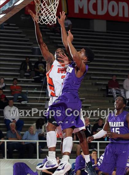 Thumbnail 2 in Warren vs. Fort Bend Bush (McDonald's Texas Invitational) photogallery.