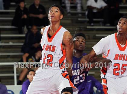 Thumbnail 3 in Warren vs. Fort Bend Bush (McDonald's Texas Invitational) photogallery.