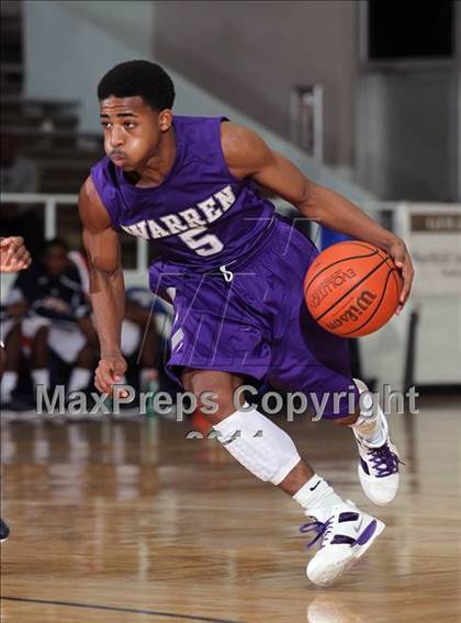 Thumbnail 2 in Warren vs. Fort Bend Bush (McDonald's Texas Invitational) photogallery.