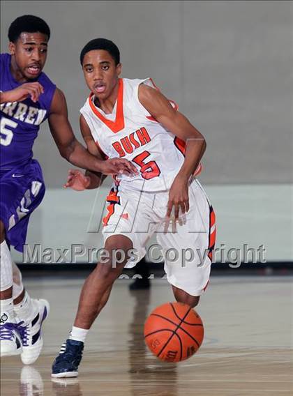 Thumbnail 1 in Warren vs. Fort Bend Bush (McDonald's Texas Invitational) photogallery.