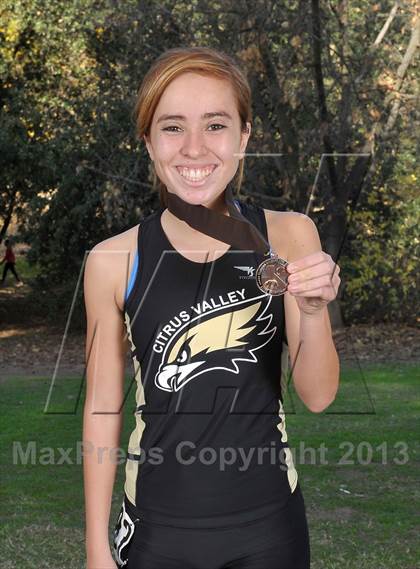 Thumbnail 2 in CIF State Cross Country Championships (Girls Awards) photogallery.