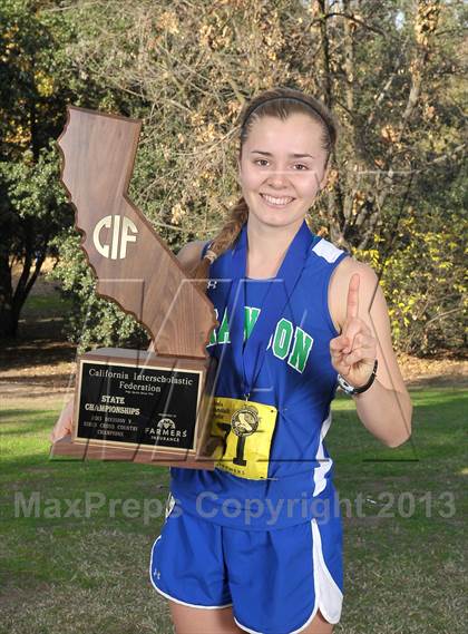 Thumbnail 1 in CIF State Cross Country Championships (Girls Awards) photogallery.