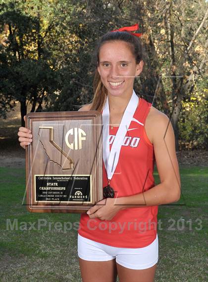 Thumbnail 1 in CIF State Cross Country Championships (Girls Awards) photogallery.
