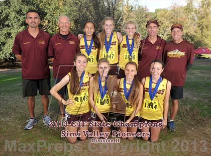 Thumbnail 2 in CIF State Cross Country Championships (Girls Awards) photogallery.