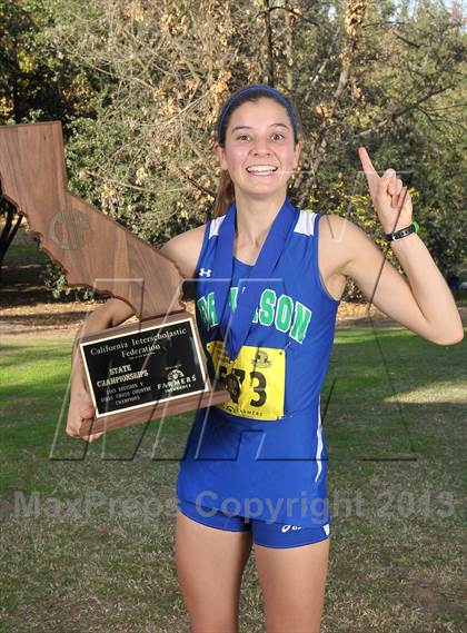 Thumbnail 2 in CIF State Cross Country Championships (Girls Awards) photogallery.