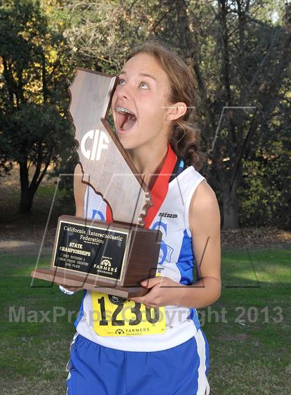 Thumbnail 1 in CIF State Cross Country Championships (Girls Awards) photogallery.