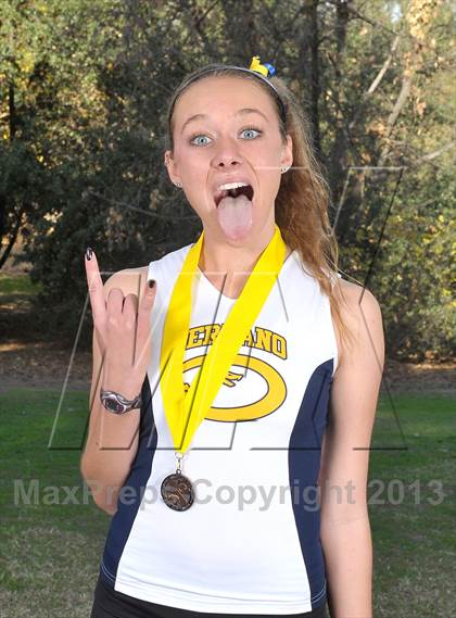 Thumbnail 1 in CIF State Cross Country Championships (Girls Awards) photogallery.