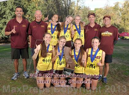 Thumbnail 1 in CIF State Cross Country Championships (Girls Awards) photogallery.