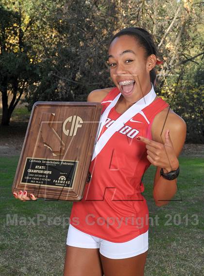 Thumbnail 1 in CIF State Cross Country Championships (Girls Awards) photogallery.