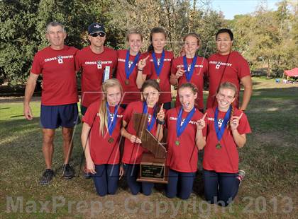 Thumbnail 1 in CIF State Cross Country Championships (Girls Awards) photogallery.