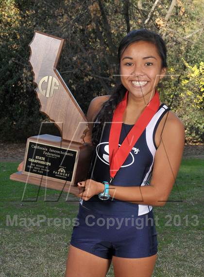 Thumbnail 1 in CIF State Cross Country Championships (Girls Awards) photogallery.