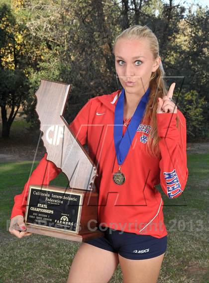 Thumbnail 3 in CIF State Cross Country Championships (Girls Awards) photogallery.
