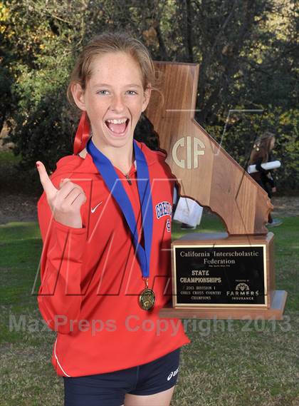 Thumbnail 3 in CIF State Cross Country Championships (Girls Awards) photogallery.