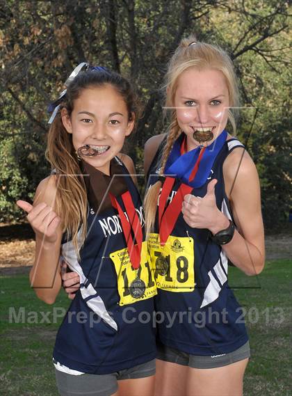Thumbnail 1 in CIF State Cross Country Championships (Girls Awards) photogallery.