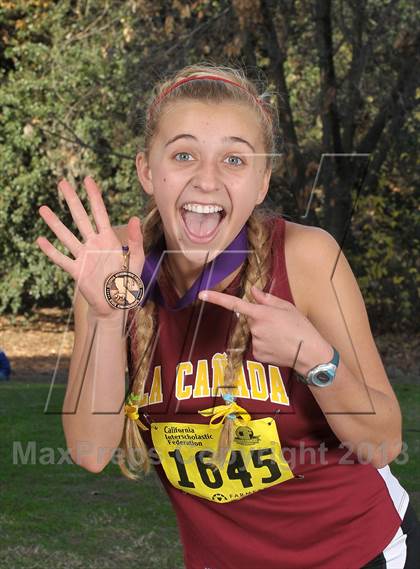 Thumbnail 1 in CIF State Cross Country Championships (Girls Awards) photogallery.