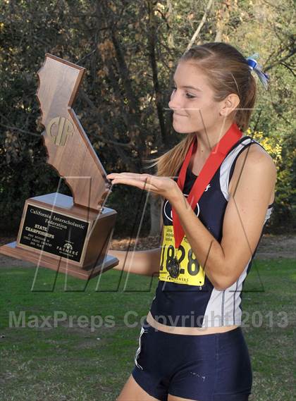 Thumbnail 1 in CIF State Cross Country Championships (Girls Awards) photogallery.