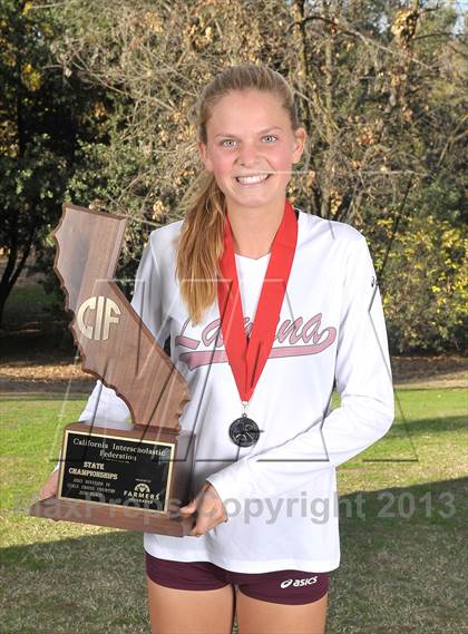 Thumbnail 1 in CIF State Cross Country Championships (Girls Awards) photogallery.