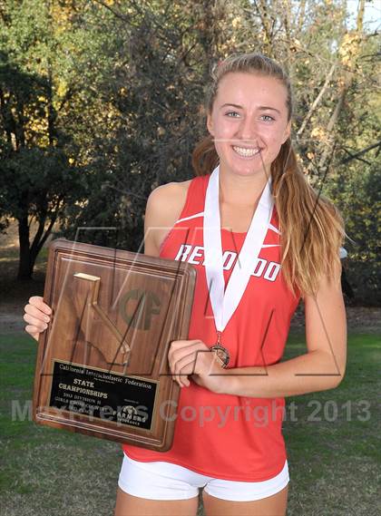 Thumbnail 3 in CIF State Cross Country Championships (Girls Awards) photogallery.
