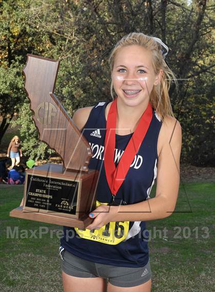 Thumbnail 3 in CIF State Cross Country Championships (Girls Awards) photogallery.