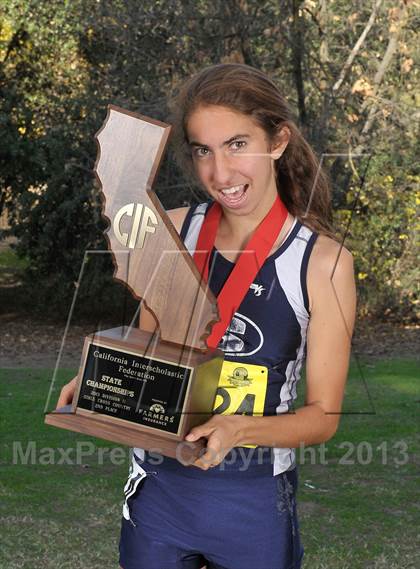 Thumbnail 1 in CIF State Cross Country Championships (Girls Awards) photogallery.