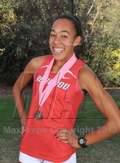 Thumbnail 1 in CIF State Cross Country Championships (Girls Awards) photogallery.