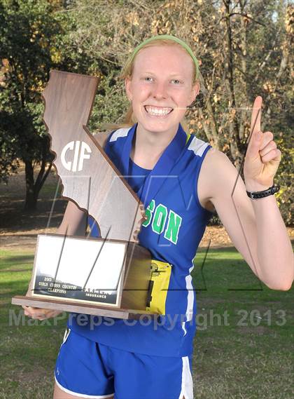 Thumbnail 3 in CIF State Cross Country Championships (Girls Awards) photogallery.