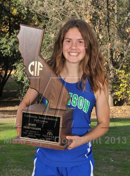 Thumbnail 1 in CIF State Cross Country Championships (Girls Awards) photogallery.