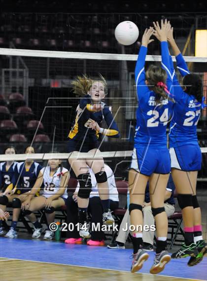 Thumbnail 3 in St. David vs. Glendale Prep Academy (AIA D5 Playoff) photogallery.