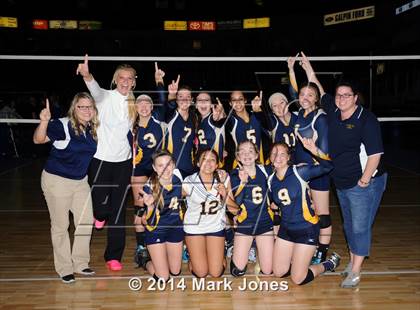 Thumbnail 3 in St. David vs. Glendale Prep Academy (AIA D5 Playoff) photogallery.