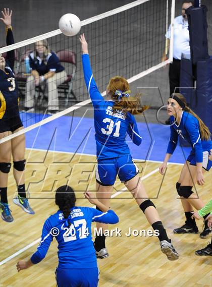 Thumbnail 3 in St. David vs. Glendale Prep Academy (AIA D5 Playoff) photogallery.
