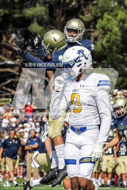 Thumbnail 1 in Bishop Amat @ Notre Dame (SO) photogallery.