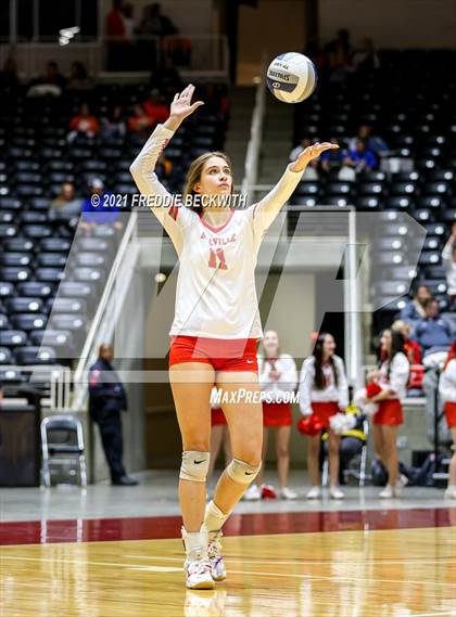 Thumbnail 1 in Bellville vs. Decatur (UIL Volleyball 4A Semi-Finals)  photogallery.
