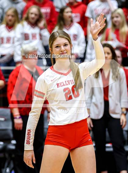 Thumbnail 3 in Bellville vs. Decatur (UIL Volleyball 4A Semi-Finals)  photogallery.
