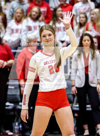Thumbnail 1 in Bellville vs. Decatur (UIL Volleyball 4A Semi-Finals)  photogallery.