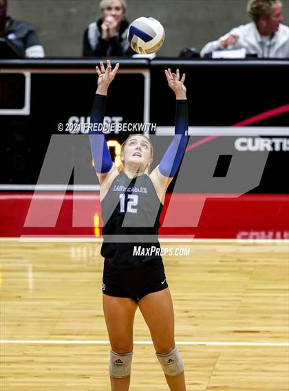 Thumbnail 3 in Bellville vs. Decatur (UIL Volleyball 4A Semi-Finals)  photogallery.