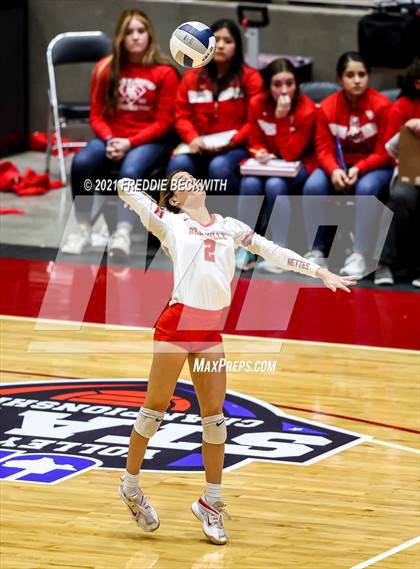 Thumbnail 3 in Bellville vs. Decatur (UIL Volleyball 4A Semi-Finals)  photogallery.