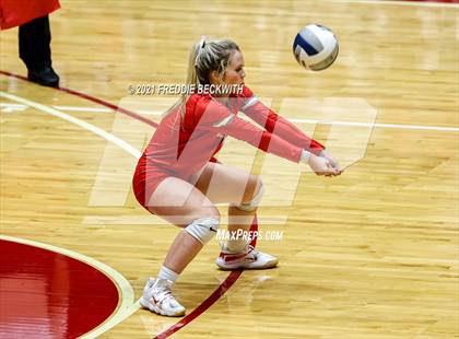 Thumbnail 2 in Bellville vs. Decatur (UIL Volleyball 4A Semi-Finals)  photogallery.