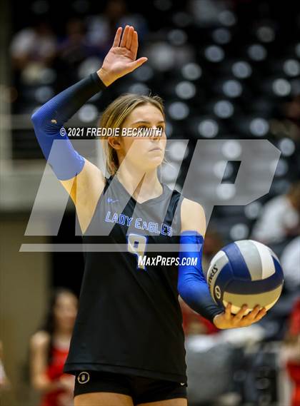 Thumbnail 3 in Bellville vs. Decatur (UIL Volleyball 4A Semi-Finals)  photogallery.