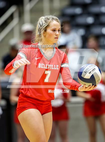 Thumbnail 3 in Bellville vs. Decatur (UIL Volleyball 4A Semi-Finals)  photogallery.