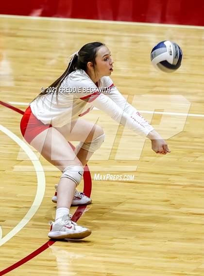 Thumbnail 2 in Bellville vs. Decatur (UIL Volleyball 4A Semi-Finals)  photogallery.