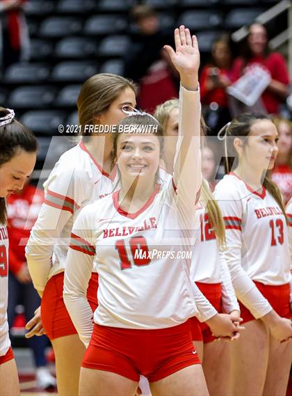 Thumbnail 3 in Bellville vs. Decatur (UIL Volleyball 4A Semi-Finals)  photogallery.