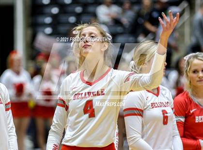 Thumbnail 3 in Bellville vs. Decatur (UIL Volleyball 4A Semi-Finals)  photogallery.